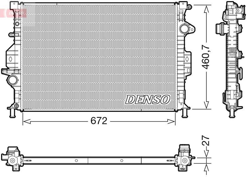 DENSO DRM10115 Kühler FORD KUGA II (DM2) (13-)