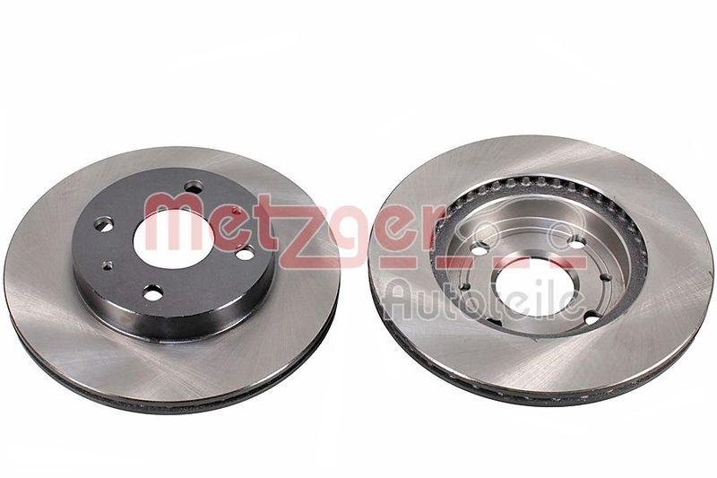 METZGER 6110980 Bremsscheibe Lack/Ks für DAIHATSU/SUBARU VA links/rechts