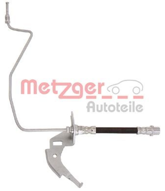 METZGER 4119360 Bremsschlauch Mit Leitung für OPEL HA links