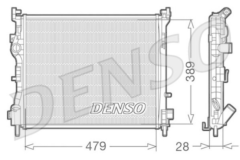 DENSO DRM23016 K&uuml;hler RENAULT CLIO II (BB0/1/2_, CB0/1/2_) 1.5 dCi (B/C2J) (2004 - )