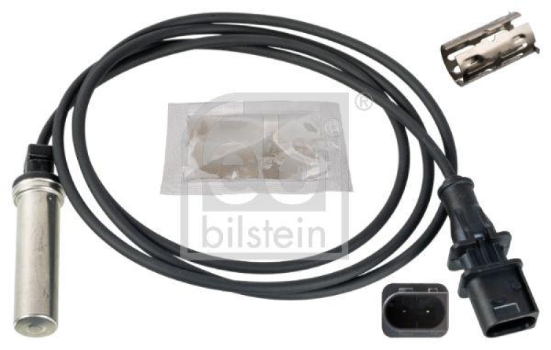 FEBI BILSTEIN 172410 ABS-Sensor mit Hülse und Fett für Mercedes-Benz