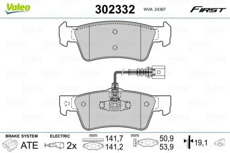 VALEO 302332 SBB-Satz FIRST