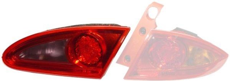 HELLA 9EL 982 001-101 Heckleuchte rechts Halogen SEAT