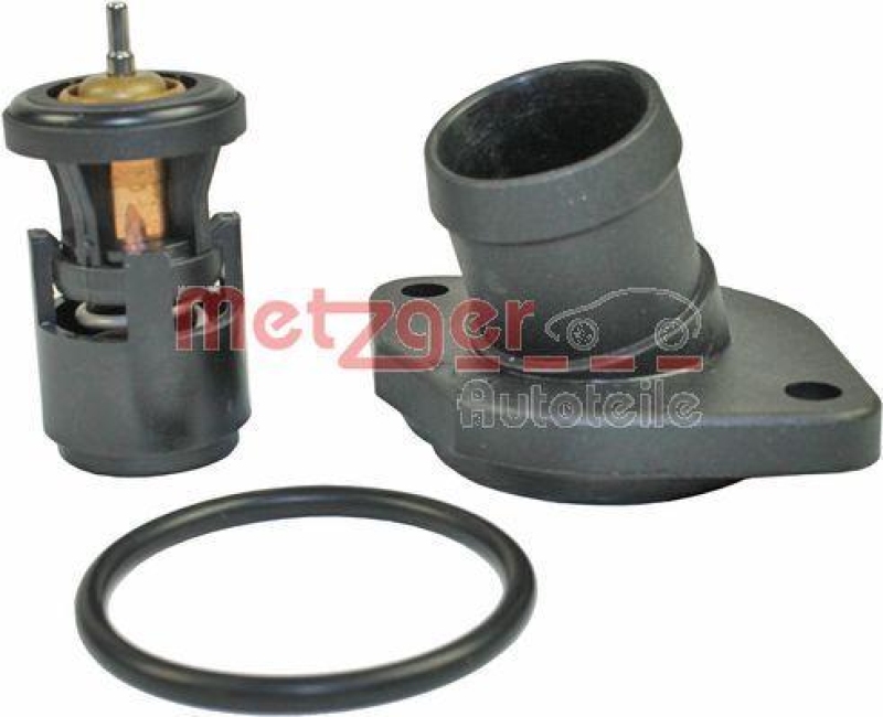 METZGER 4006155 Thermostat Kühlmittel, Mit Gehäuse für SEAT/SKODA/VW/ÖFFNUNGSTEMP. [°C]87