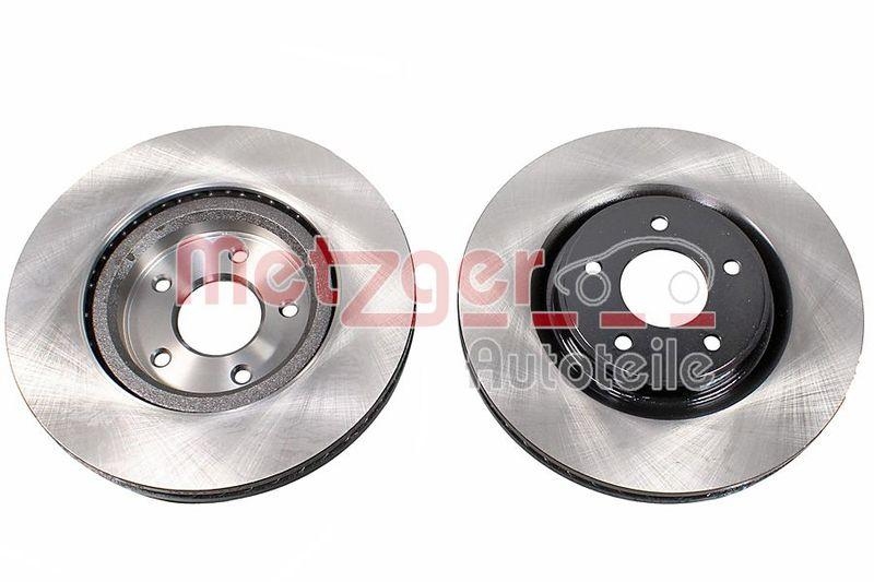 METZGER 6110989 Bremsscheibe Lack/Ks/Hc f&uuml;r NISSAN/RENAULT VA links/rechts