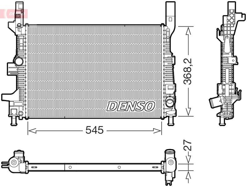 DENSO DRM10122 Kühler FORD FOCUS III Turnier 1.5 TDCi (14-20)