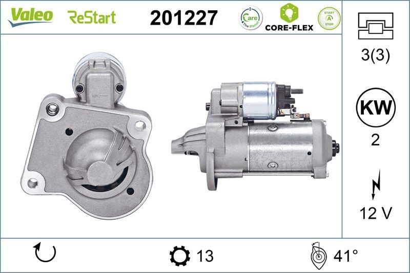 VALEO 201227 RE-Starter - CORE-FLEX - FORD