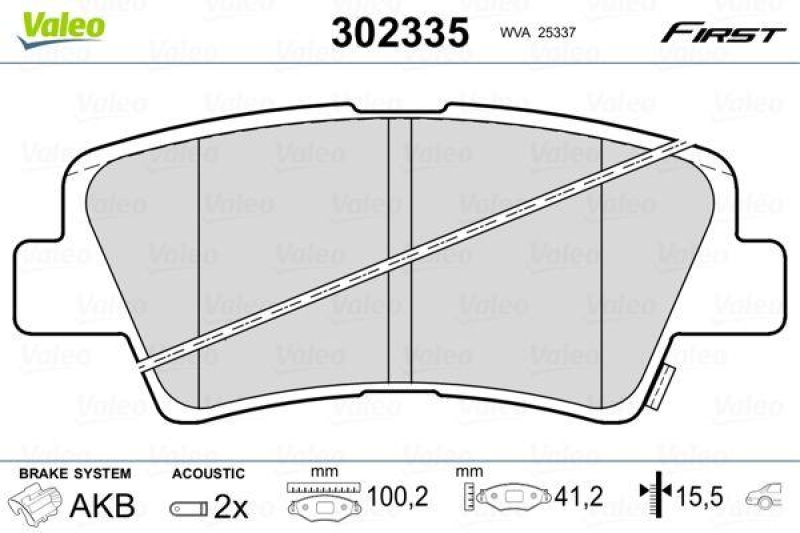 VALEO 302335 SBB-Satz FIRST