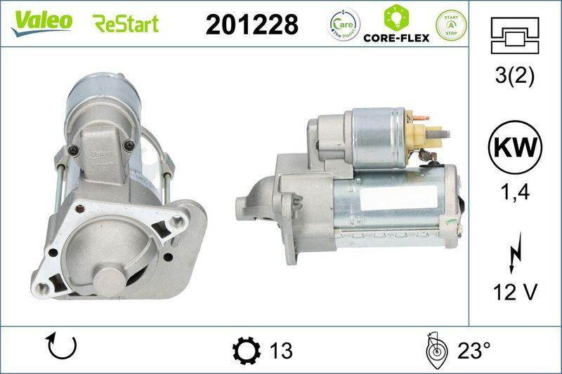 VALEO 201228 RE-Starter - CORE-FLEX - RENAULT-NI