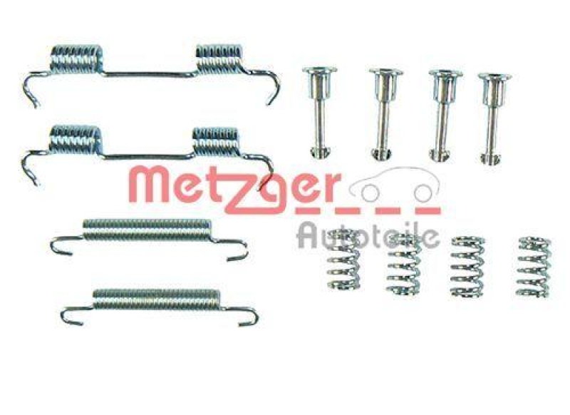 METZGER 105-0801 Zubehörsatz, Feststellbremsbacken für BMW