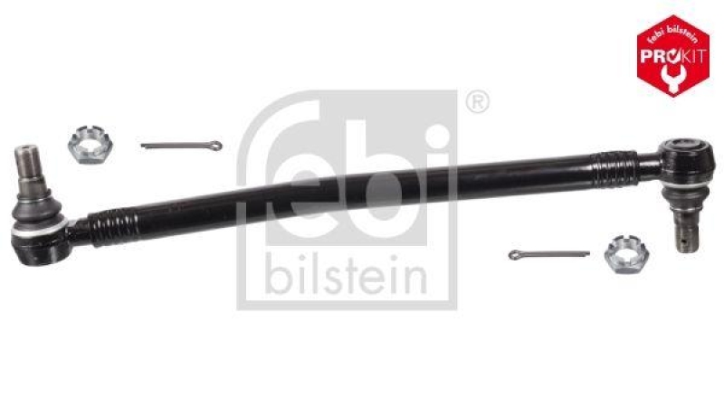 FEBI BILSTEIN 44885 Lenkstange mit Kronenmuttern und Splinten für Mercedes-Benz