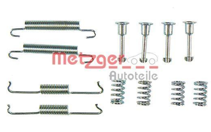 METZGER 105-0841 Zubehörsatz, Feststellbremsbacken für AUDI/BMW/LAND ROVER/MB/PORSCHE/VW