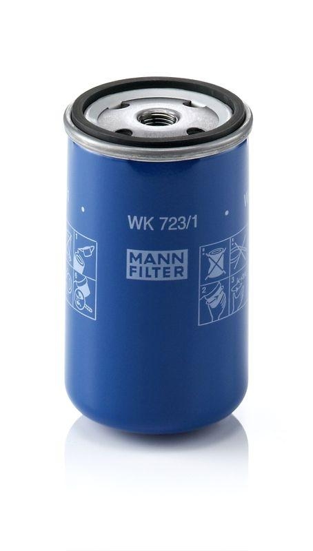 MANN-FILTER WK 723/1 Kraftstoffilter für Scania