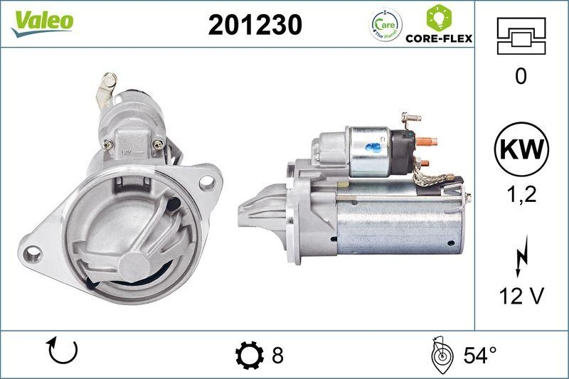 VALEO 201230 Starter - CORE-FLEX - FORD