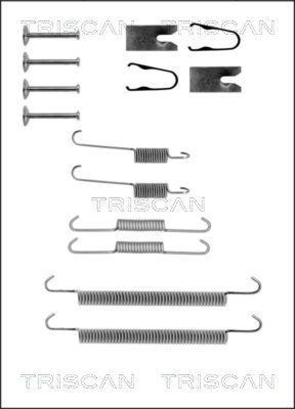 TRISCAN 8105 432586 Montagesatz F. Bremsbacken für Toyota