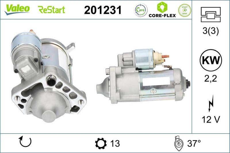 VALEO 201231 RE-Starter - CORE-FLEX - VOLVO