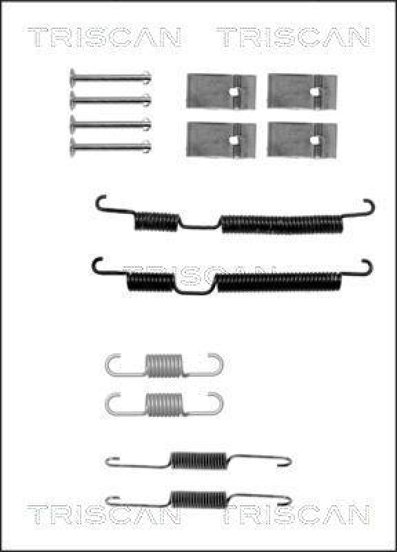 TRISCAN 8105 432587 Montagesatz F. Bremsbacken für Hyundai