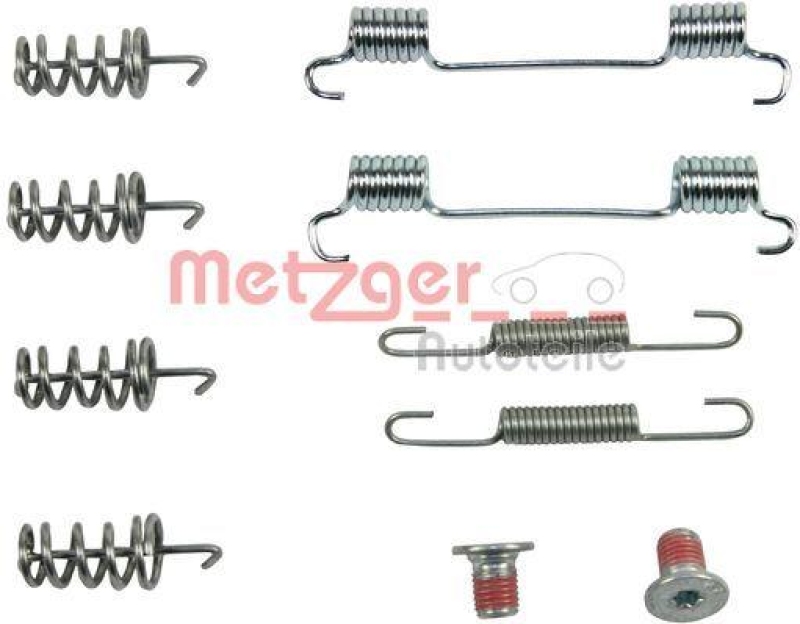 METZGER 105-0874 Zubehörsatz, Feststellbremsbacken für MB