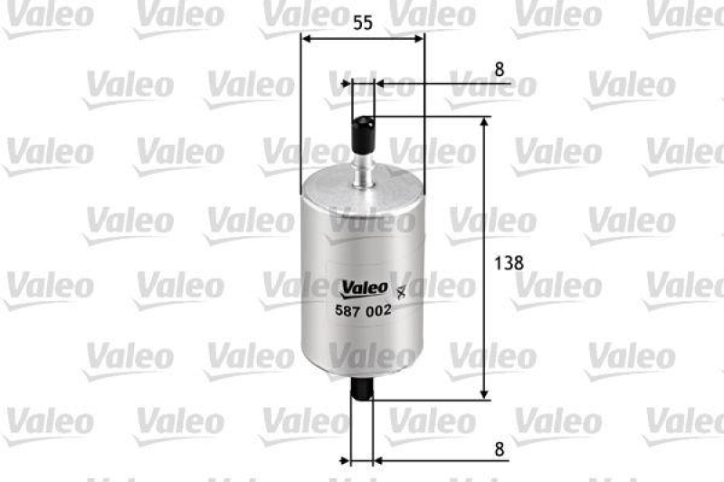 VALEO 587002 Kraftstofffilter, Benzin