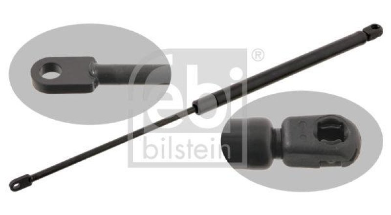 FEBI BILSTEIN 27660 Gasdruckfeder für Heckklappe mit variablem Öffnungswinkel für VW-Audi