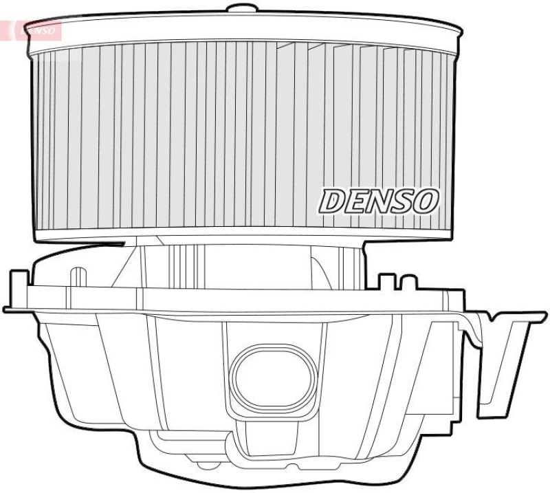 DENSO DEA23014 Innenraumgebläse RENAULT MODUS / GRAND MODUS (F/JP0_) 1.5 dCi 90 10/2010->