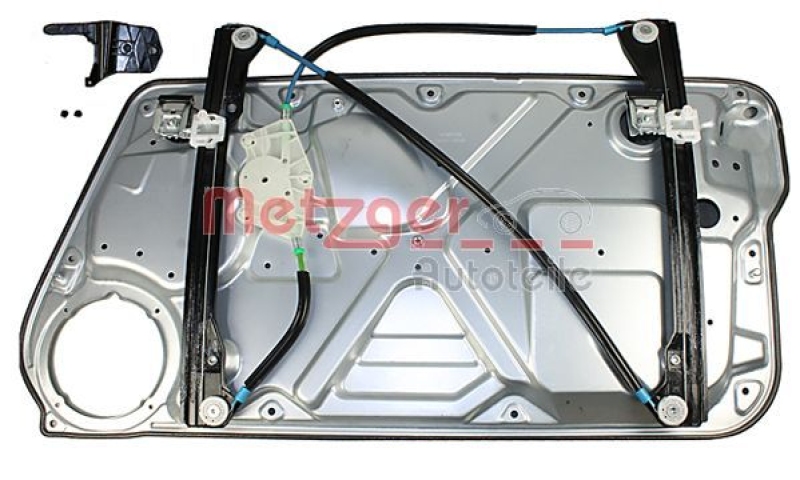 METZGER 2160128 Fensterheber Ohne Motor Mit Platte für VW vorne links