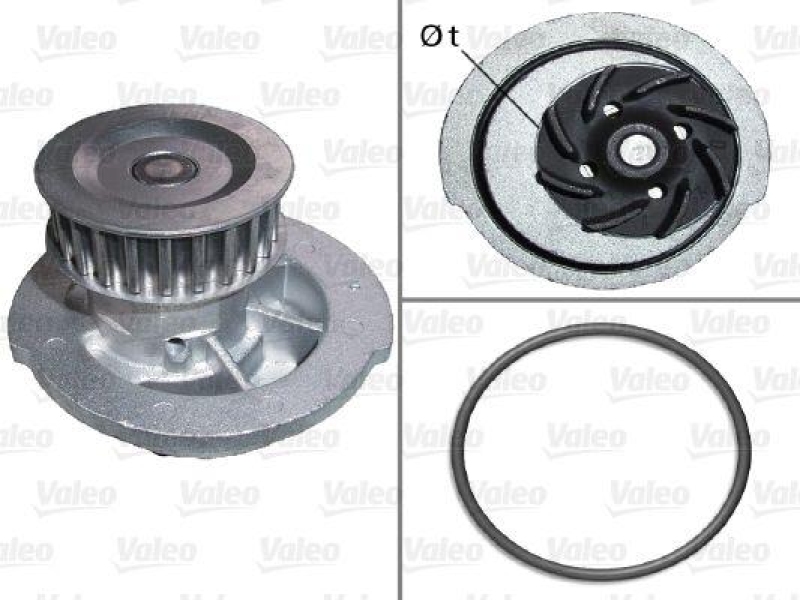 VALEO 506953 Wasserpumpe FIAT 132 2.0