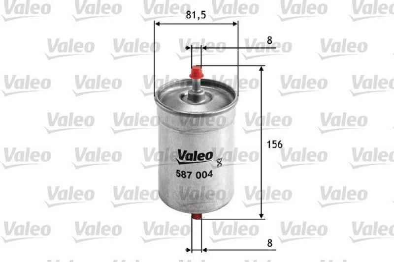 VALEO 587004 Kraftstofffilter, Benzin