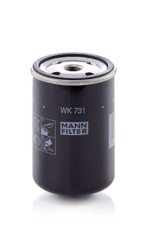 MANN-FILTER WK 731 Kraftstoffilter für Deutz/Fahr/KHD