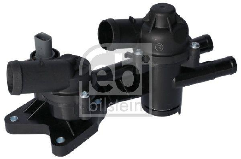 FEBI BILSTEIN 45080 Thermostat mit Gehäuse, Dichtung und Temperaturschalter für VW-Audi