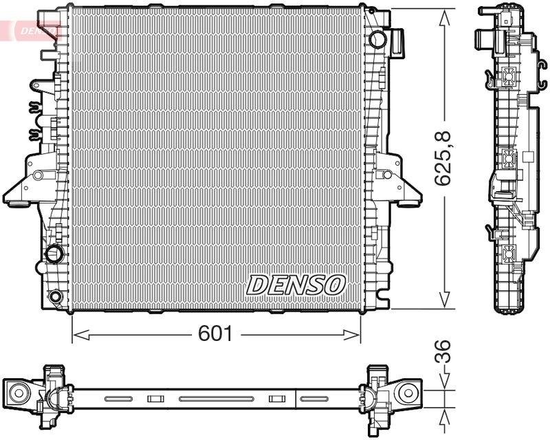 DENSO DRM14004 Kühler LAND ROVER RANGE ROVER SPORT I (L320) 5.0 4x4 (09-13)