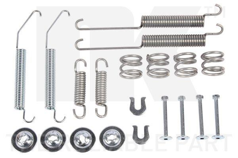 NK 79991034 Zubehörsatz, Bremsbacken für CITROEN, MITSU, NISS, PEUG