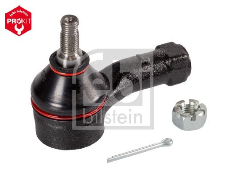 FEBI BILSTEIN 106707 Spurstangenendstück mit Kronenmutter und Splint für HYUNDAI