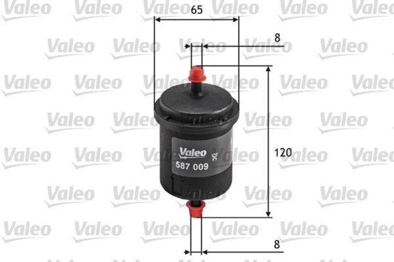 VALEO 587009 Kraftstofffilter, Benzin