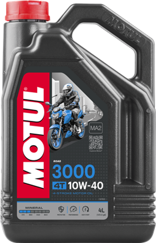 MOTUL 107693 Motoröl 3000 4T 10W-40 4 L