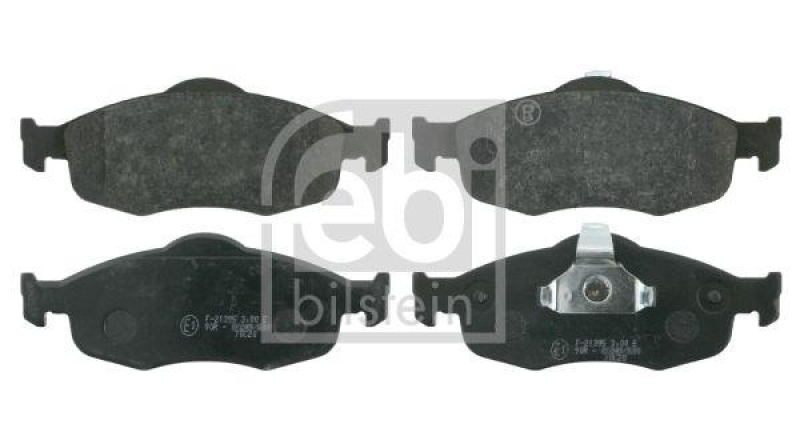 FEBI BILSTEIN 16202 Bremsbelagsatz für Ford