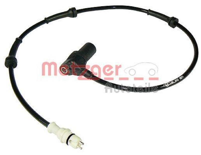 METZGER 0900802 Sensor, Raddrehzahl für RENAULT HA links