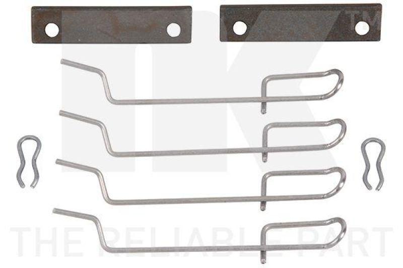 NK 7999125 Zubehörsatz, Scheibenbremsbelag für CITROEN, PEUGEOT, RENAULT