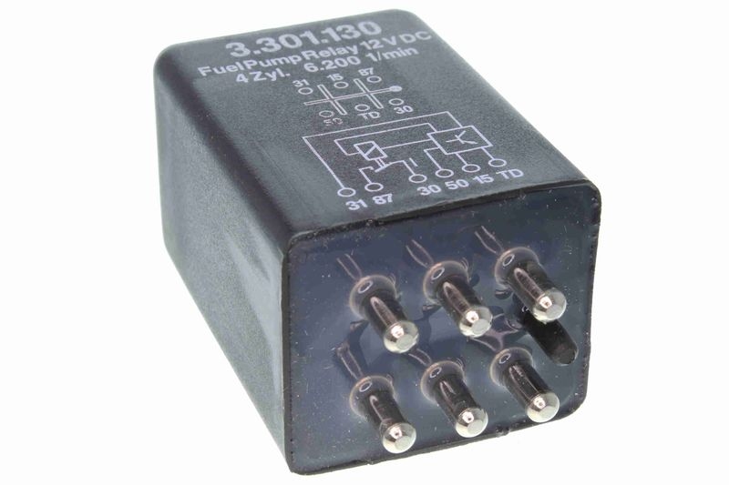 VEMO V30-71-0004 Relais, Kraftstoffpumpe 12V, 6 Pins, Relaisnummer für MERCEDES-BENZ