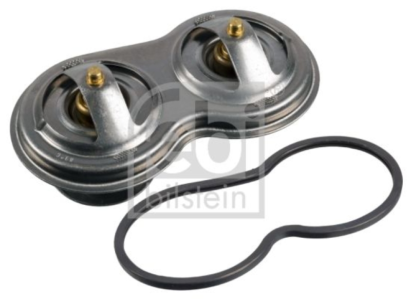 FEBI BILSTEIN 21551 Doppelthermostat mit Dichtung für Scania