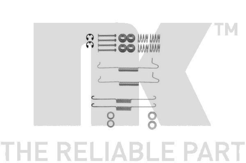NK 7925623 Zubehörsatz, Bremsbacken für FORD
