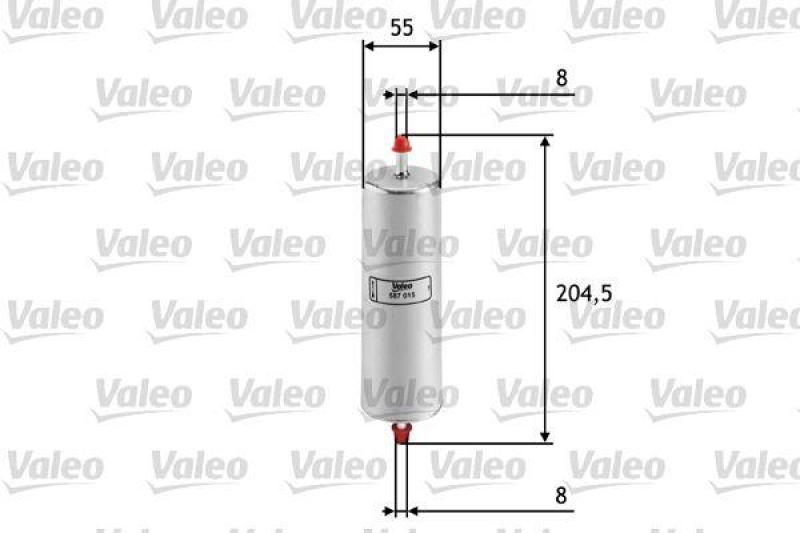 VALEO 587015 Kraftstofffilter, Benzin