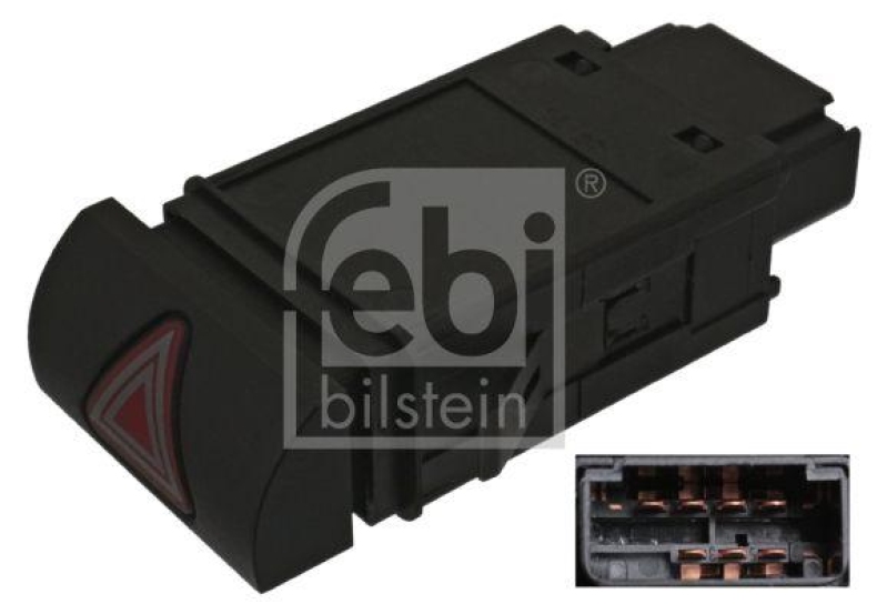 FEBI BILSTEIN 100405 Warnblinkschalter für VW-Audi