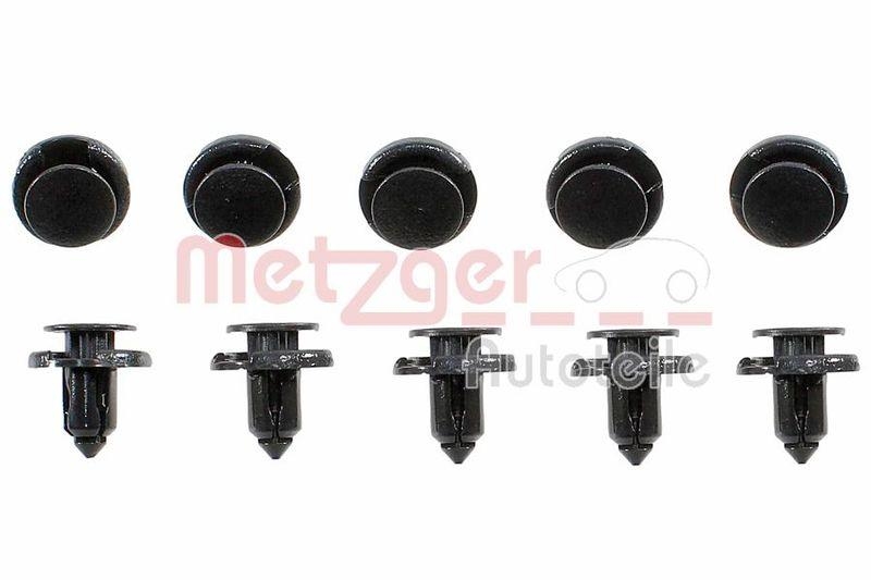 METZGER 2280015 Clip, Stoßfänger für NISSAN/PSA/TOYOTA INHALT 10 STÜCK