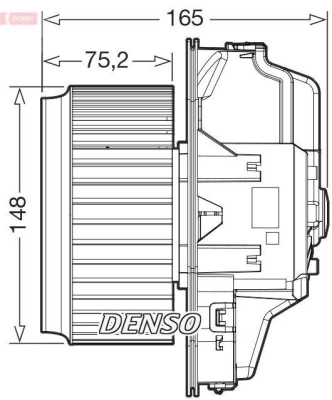 DENSO DEA32006 Innenraumgebläse VW TOUAREG (7P5, 7P6) 3.0 V6 TDI (14-18)