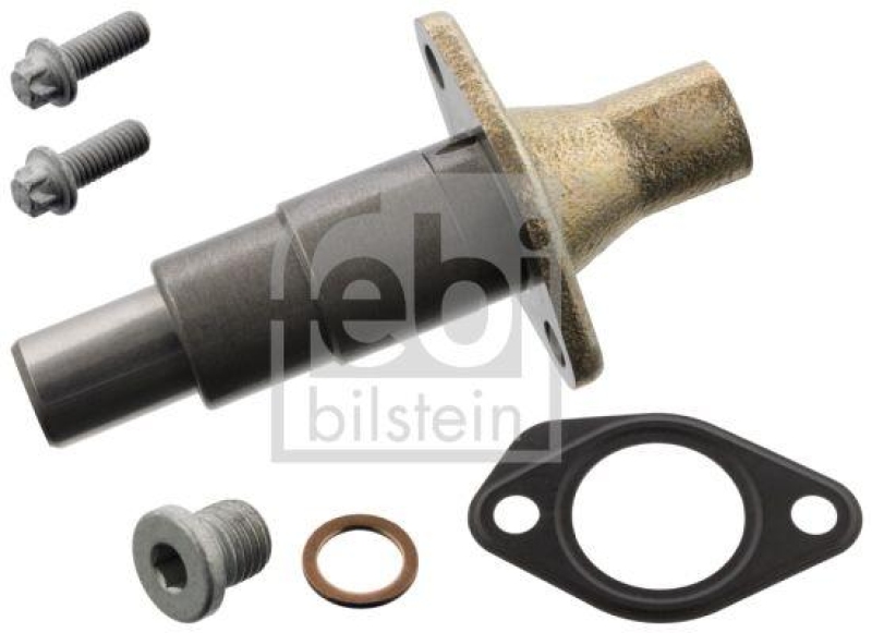 FEBI BILSTEIN 100410 Kettenspanner für Steuerkette, mit Gehäuse und Anbaumaterial für Mercedes-Benz