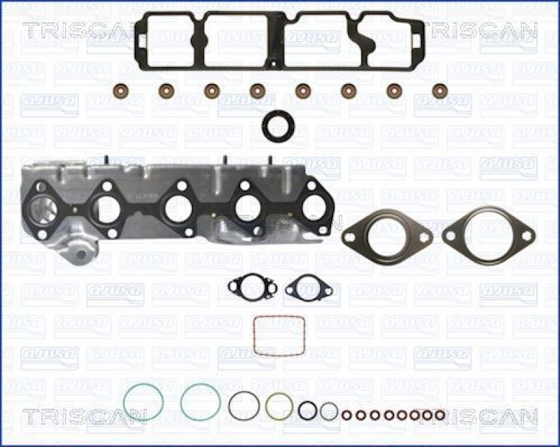 TRISCAN 597-2687 Dichtungsatz Ohne Zyl.Kopfdichtung für Ford