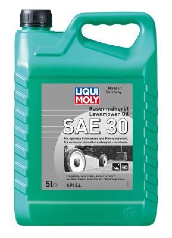 LIQUI MOLY 1266 Motoröl Rasenmäher-Öl SAE 30 Kanister 5 L