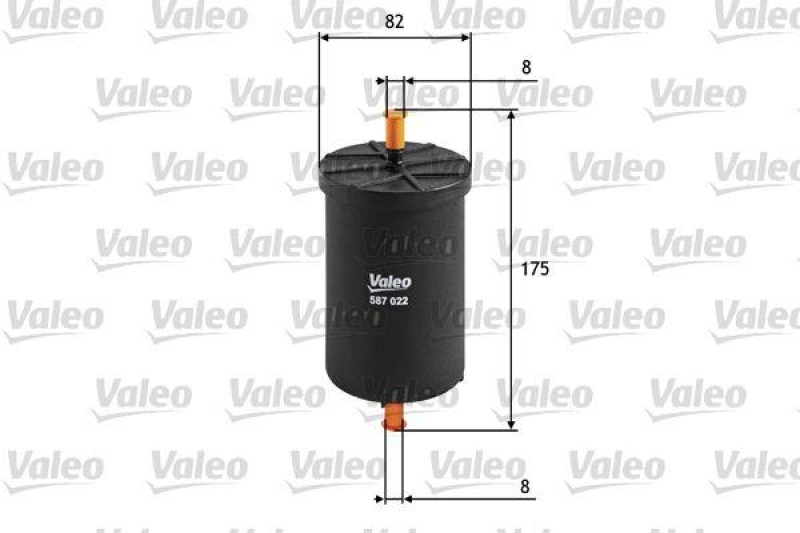 VALEO 587022 Kraftstofffilter, Benzin