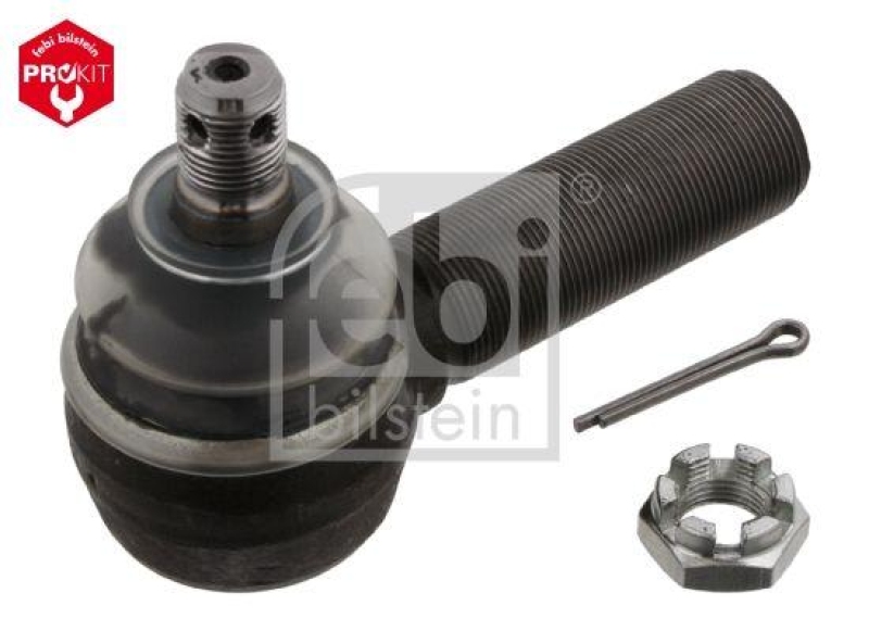 FEBI BILSTEIN 32867 Spur- / Lenkstangenendstück mit Kronenmutter und Splint für DAF